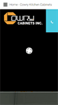 Mobile Screenshot of cowrycabinets.com